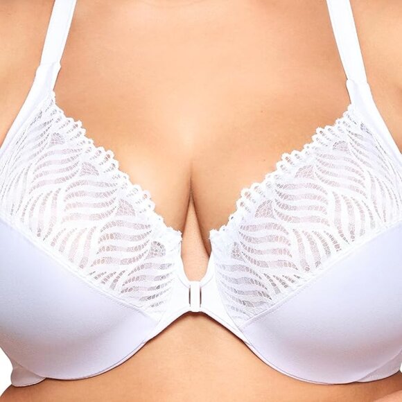 Glamorise Women's Plus Size Front-Close T-Back Wonderwire Underwire 48D NWOT - Picture 3 of 8